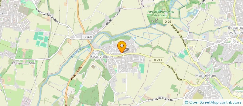 localisation de l'entreprise HOLDING PILLOU  BEAUVALLON