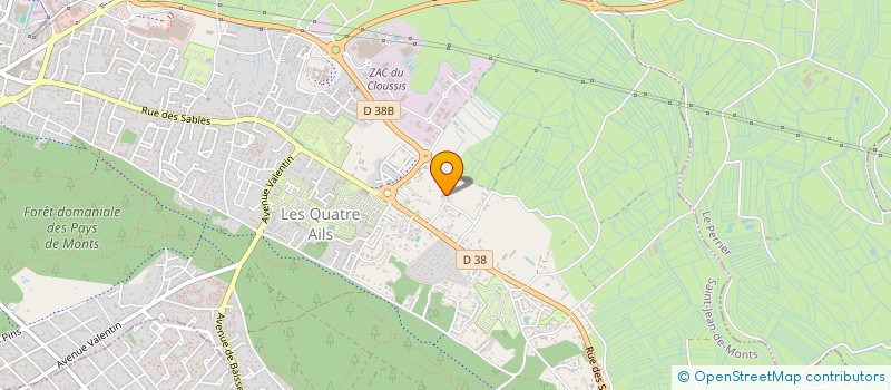 localisation de l'entreprise HOLDING PINEAU LEONARD  SAINT-JEAN-DE-MONTS