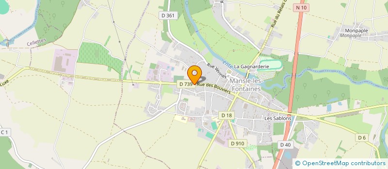 localisation de l'entreprise HOLDING PINTAUD FINANCES à MANSLE-LES-FONTAINES