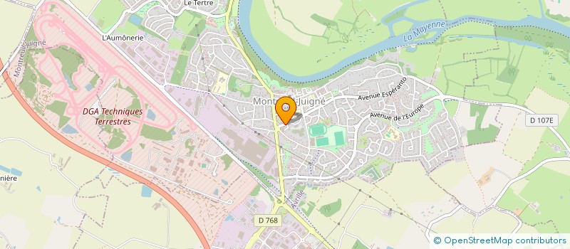 localisation de l'entreprise HOLDING PIONNIER  MONTREUIL-JUIGNE