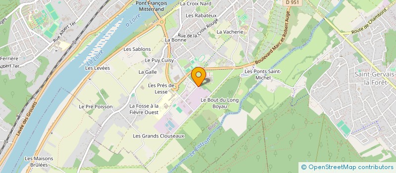 localisation de l'entreprise HOLDING PIRES  BLOIS