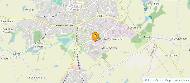 localisation de l'entreprise HOLDING PLANETE COM  SEVREMOINE