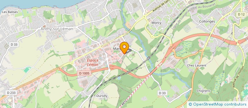 localisation de l'entreprise HOLDING PLANIFLUIDE à THONON-LES-BAINS