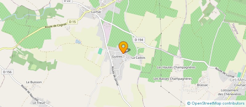 localisation de l'entreprise HOLDING PLB  CHASSORS