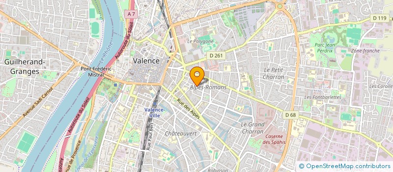 localisation de l'entreprise HOLDING PLENET  VALENCE