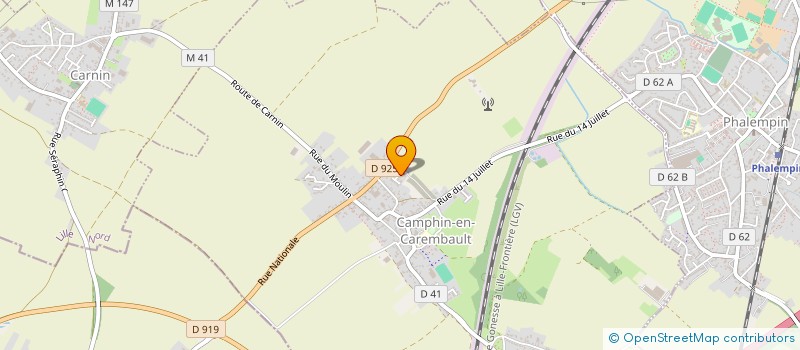 localisation de l'entreprise HOLDING PLT  CAMPHIN-EN-CAREMBAULT