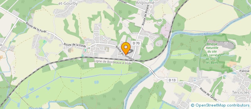 localisation de l'entreprise HOLDING PLTC  RIVIERE-SAAS-ET-GOURBY