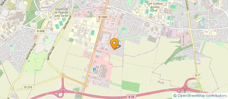 localisation de l'entreprise HOLDING PM  AMIENS