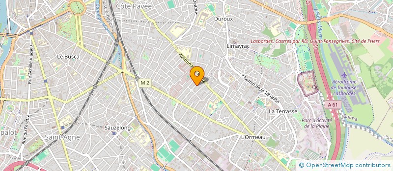 localisation de l'entreprise HOLDING PM BARDOU à TOULOUSE