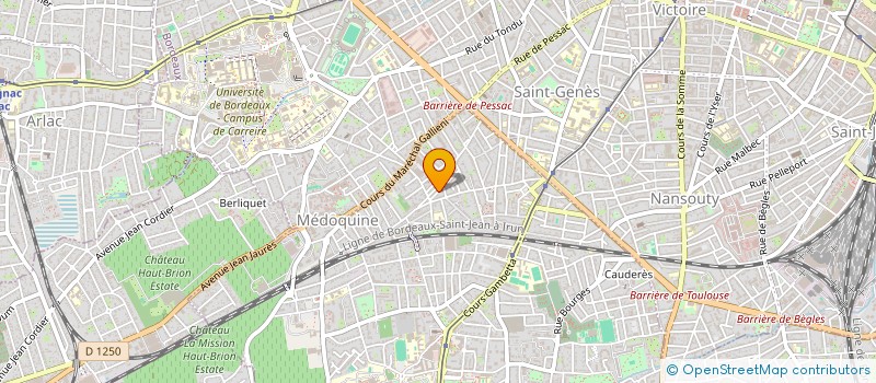 localisation de l'entreprise HOLDING PMCP ARCHITECTES  TALENCE