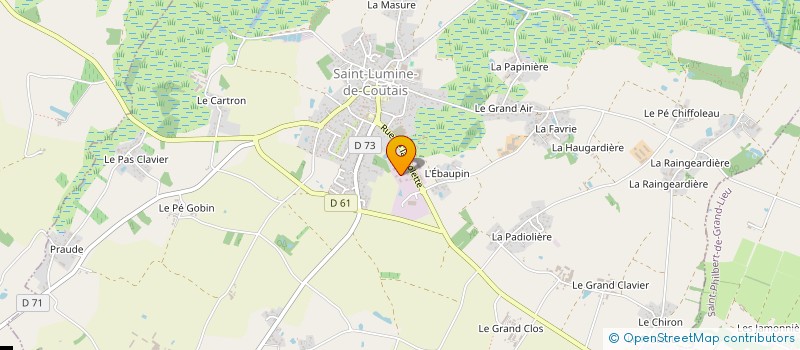 localisation de l'entreprise HOLDING PML  SAINT-LUMINE-DE-COUTAIS