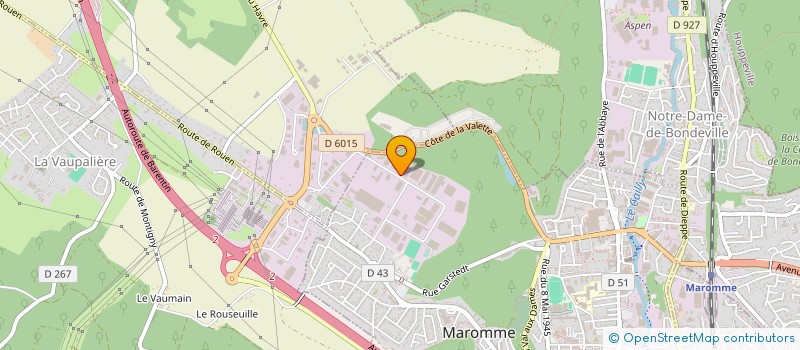 localisation de l'entreprise HOLDING POIDS LOURDS à ROUEN