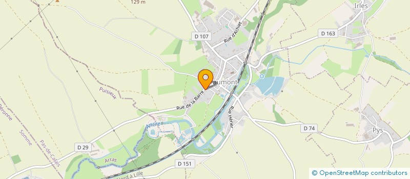 localisation de l'entreprise HOLDING POIX  MIRAUMONT