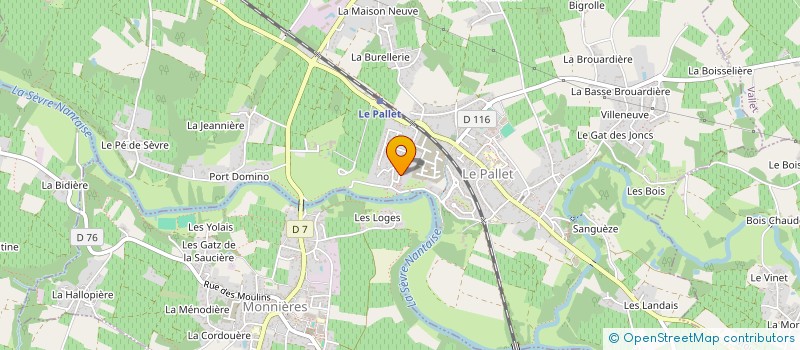 localisation de l'entreprise HOLDING POLARIS  LE PALLET