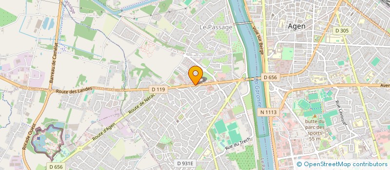 localisation de l'entreprise HOLDING POLEAUTO  LE PASSAGE