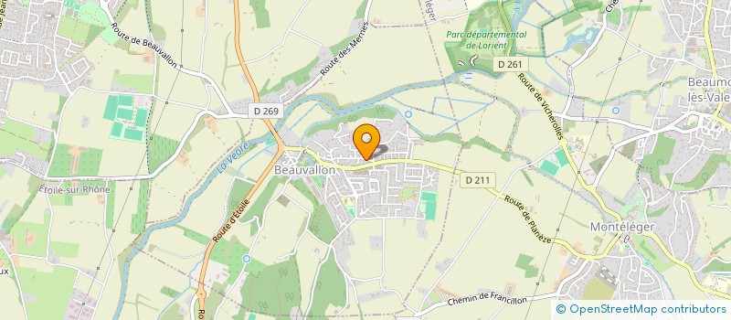 localisation de l'entreprise HOLDING POLLET-VILLARD  BEAUVALLON