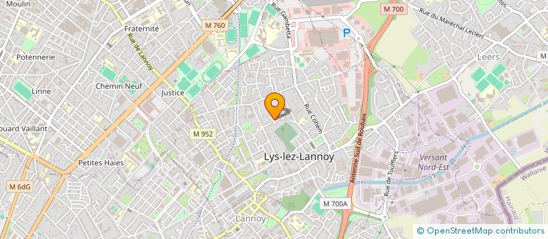 localisation de l'entreprise HOLDING PORTIE & ASSOCIES  LYS-LEZ-LANNOY