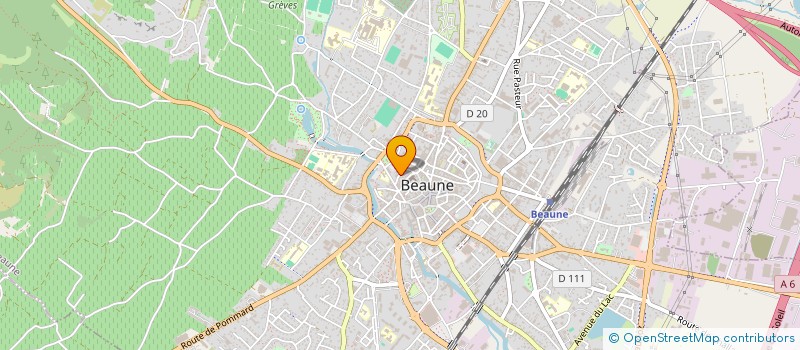 localisation de l'entreprise HOLDING POULINVEST à BEAUNE