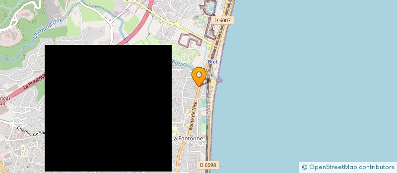 localisation de l'entreprise HOLDING POUPETTE à ANTIBES