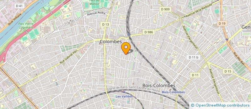 localisation de l'entreprise HOLDING POZ à COLOMBES