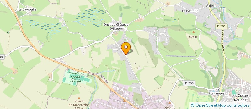 localisation de l'entreprise HOLDING PR  ONET-LE-CHATEAU