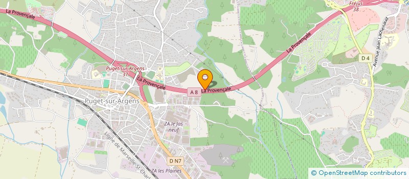 localisation de l'entreprise HOLDING PRAT à PUGET-SUR-ARGENS