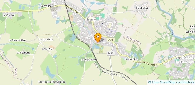 localisation de l'entreprise HOLDING PRBM  NESMY