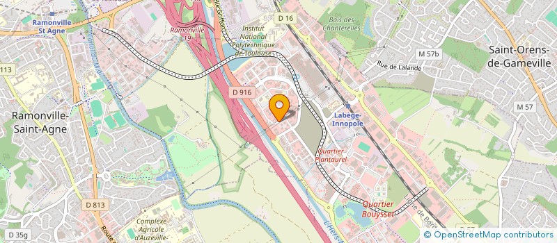 localisation de l'entreprise HOLDING PREMIUM GESTION à LABEGE