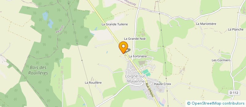 localisation de l'entreprise HOLDING PRIOUL  LA ROCHE-NEUVILLE