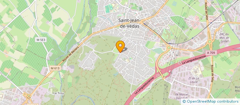 localisation de l'entreprise HOLDING PRODEL  SAINT-JEAN-DE-VEDAS