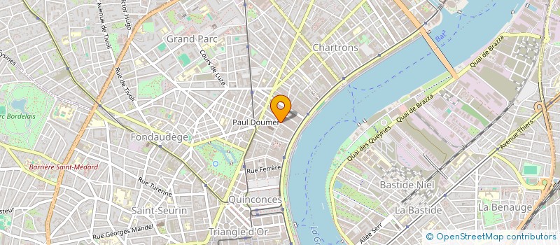 localisation de l'entreprise HOLDING PROFESSIONNELLE NI  BORDEAUX