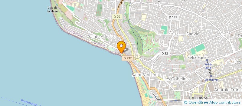 localisation de l'entreprise HOLDING PROSDOCIMO  SAINTE-ADRESSE