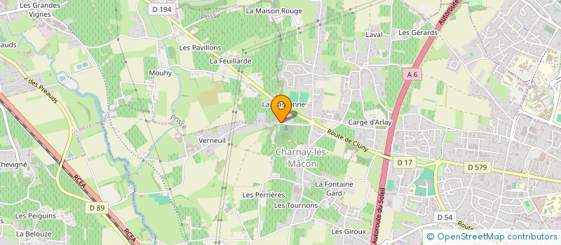 localisation de l'entreprise HOLDING PROSPER à CHARNAY-LES-MACON