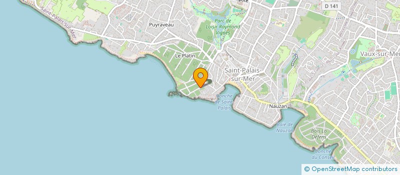 localisation de l'entreprise HOLDING PROUST CONCEPT  SAINT-PALAIS-SUR-MER