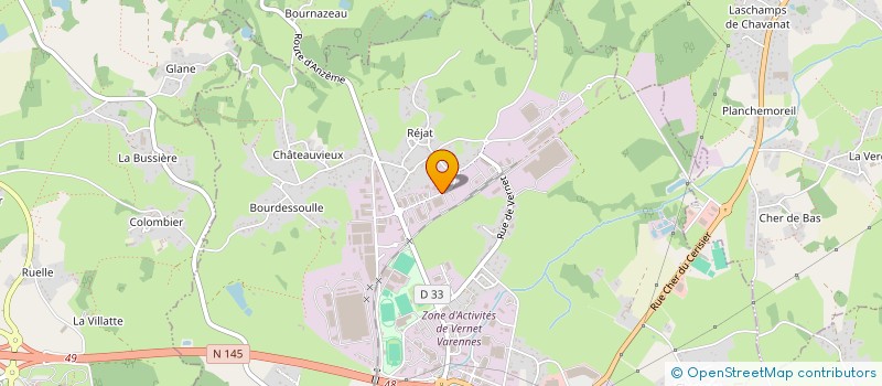 localisation de l'entreprise HOLDING PROXIFROID à GUERET