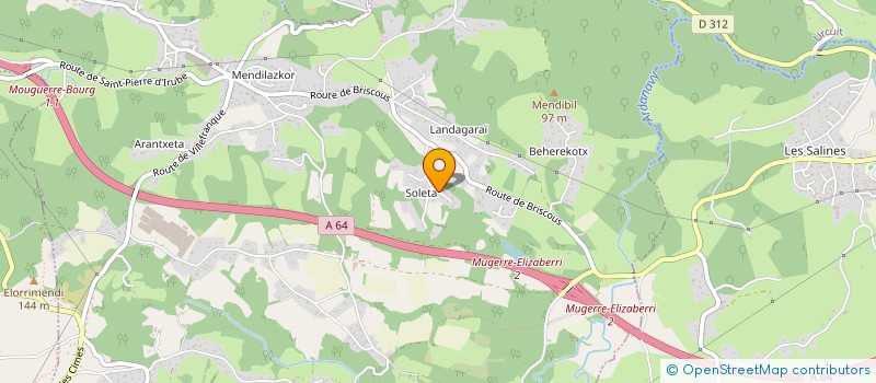 localisation de l'entreprise HOLDING PST  MOUGUERRE