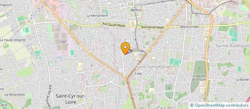 localisation de l'entreprise HOLDING PTH  TOURS