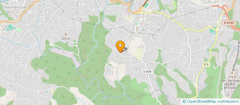 localisation de l'entreprise HOLDING PURA VIDA  GRASSE