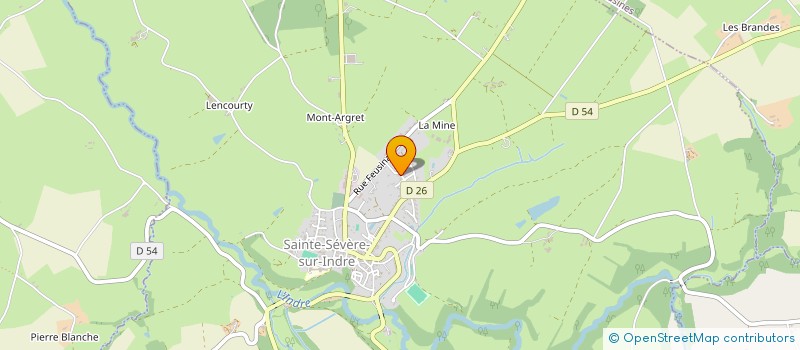 localisation de l'entreprise HOLDING PUYBERTIER à SAINTE-SEVERE-SUR-INDRE