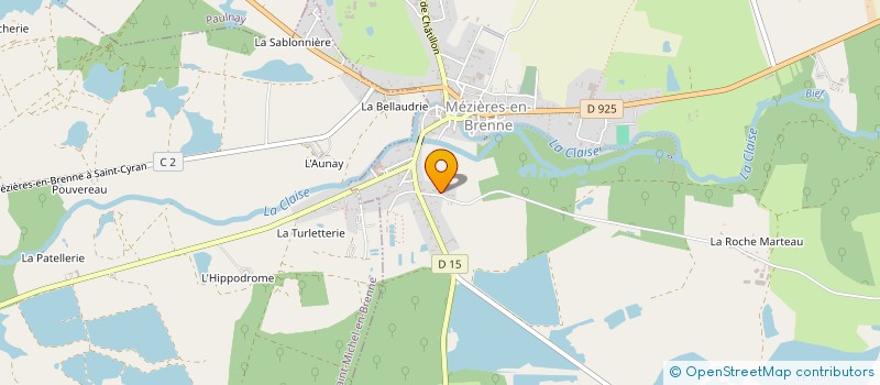 localisation de l'entreprise HOLDING QB36 à MEZIERES-EN-BRENNE