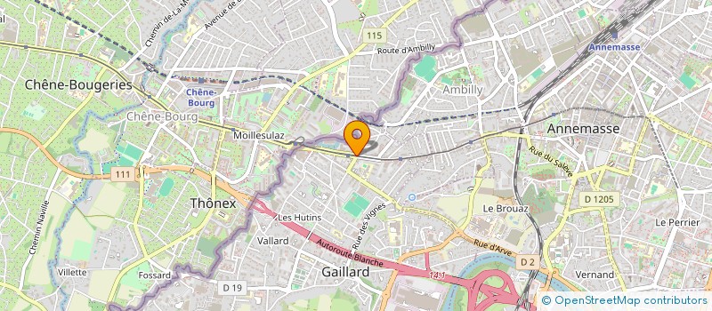 localisation de l'entreprise HOLDING QIAN  GAILLARD