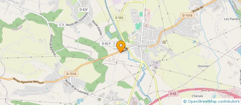 localisation de l'entreprise HOLDING QUAIRE  AOSTE