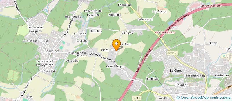 localisation de l'entreprise HOLDING QUARTZ  ORX