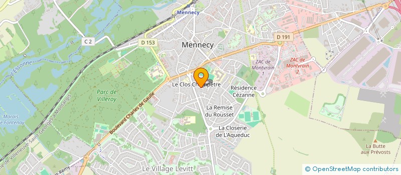 localisation de l'entreprise HOLDING QUEEN à MENNECY