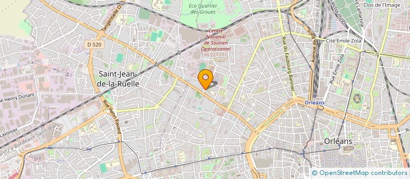 localisation de l'entreprise HOLDING QUENTIN à ORLEANS
