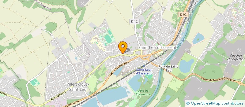 localisation de l'entreprise HOLDING QUENTIN MUTEZ  SAINT-LEU-D'ESSERENT