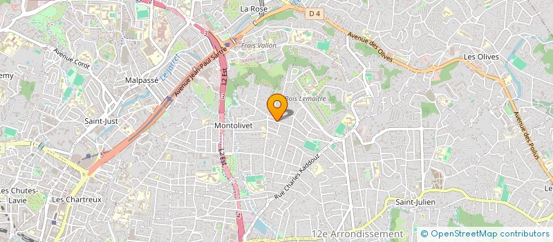 localisation de l'entreprise HOLDING R à MARSEILLE