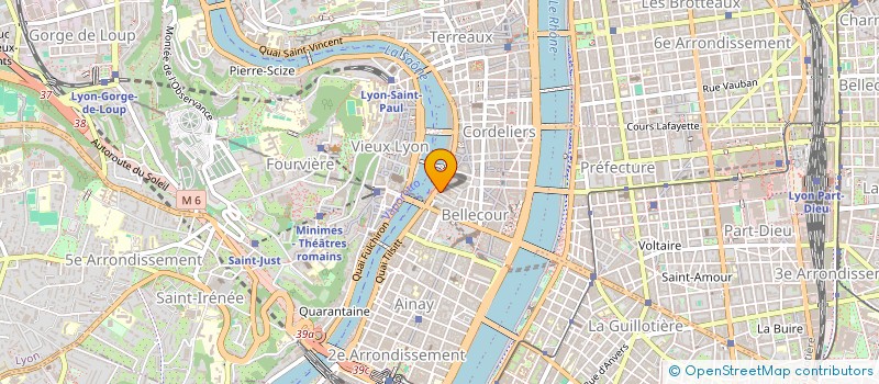 localisation de l'entreprise HOLDING R à LYON