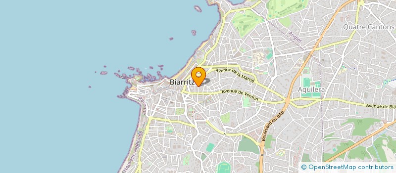 localisation de l'entreprise HOLDING R & B à BIARRITZ