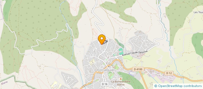 localisation de l'entreprise HOLDING R.B.  FORCALQUIER